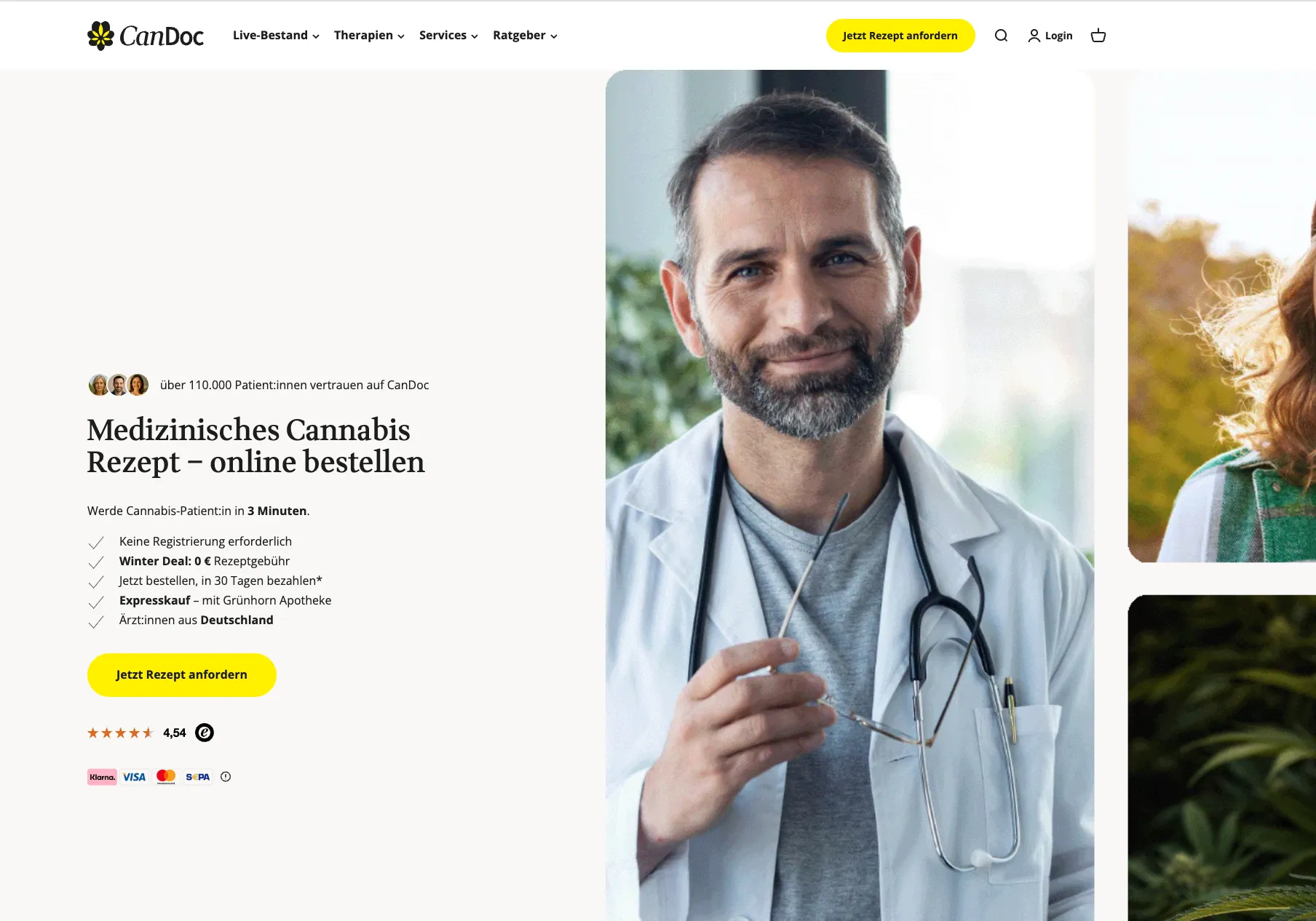 Can-Doc Plattform Screenshot - Grünhorn Integration